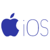 logo ios bleu