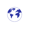 logo multilingue bleu
