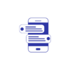 logo notif push bleu
