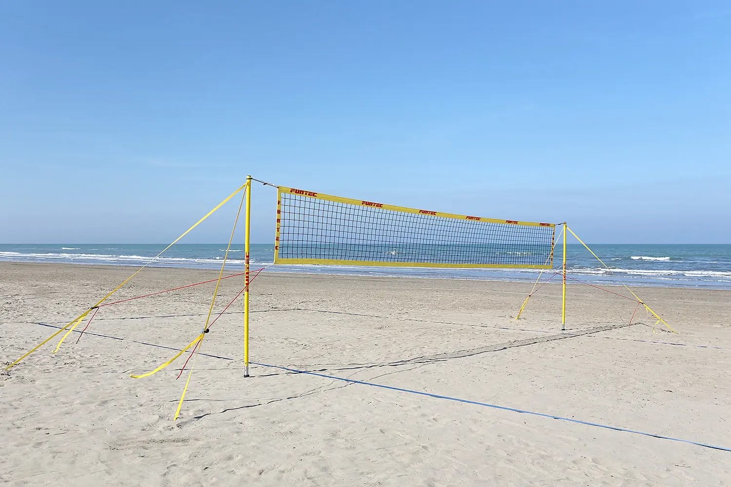 Set filet de Beach-volley Funtec "Pro Beach Set - Bundle 2"