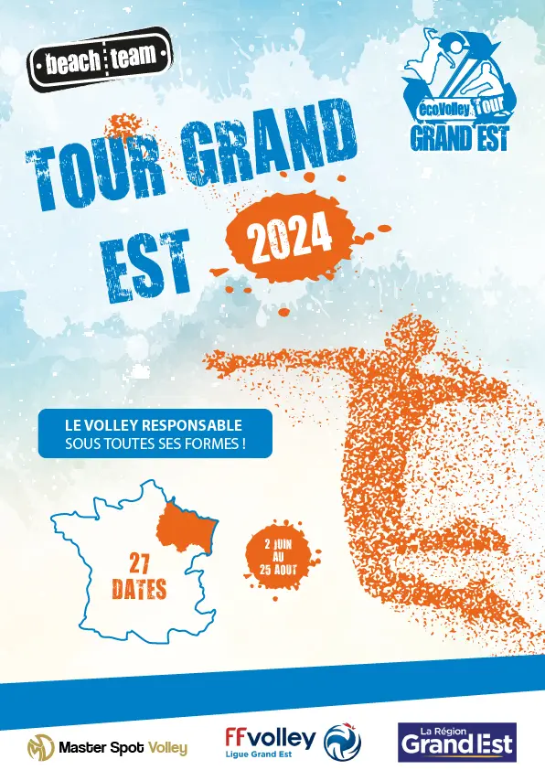 Master Spot Volley avec l&rsquo;EcoVolley Tour Grand Est en 2024