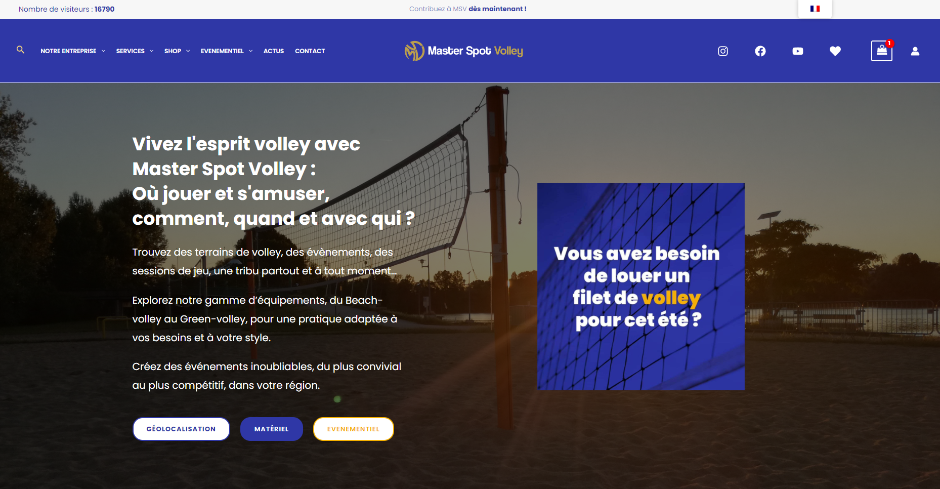 Création du site vitrine
