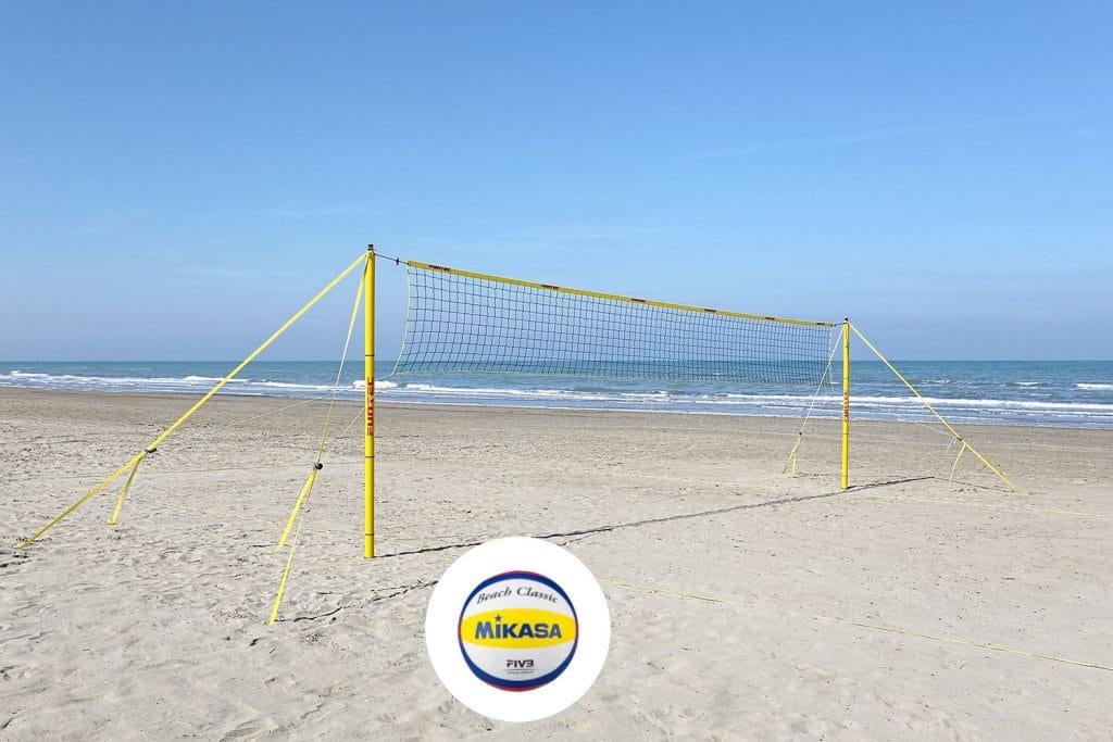 Pack BF Beacher Avancé : Mikasa BV552C + Funtec Beach Master Set Bundle 1