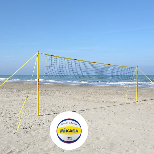 Pack BF Beacher Avancé : Mikasa BV552C + Funtec Beach Master Set Bundle 1