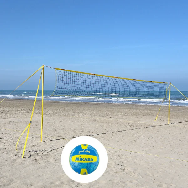 Pack BF Beacher Loisirs : Mikasa BV354TV + Funtec Fun Volley Set