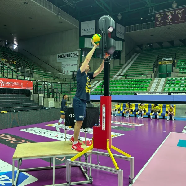 Lancé de ballon Robovolley