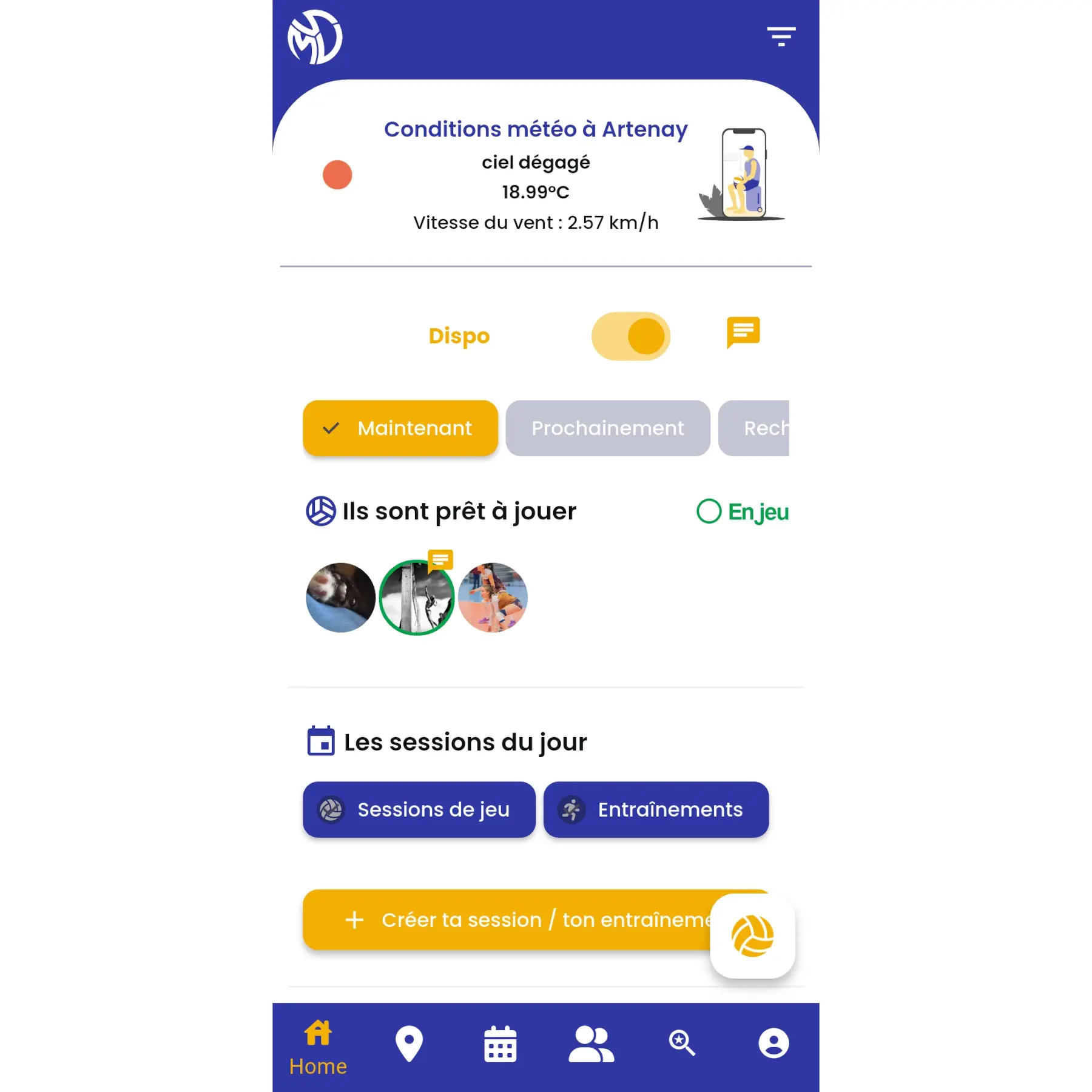Master Spot Volley - app