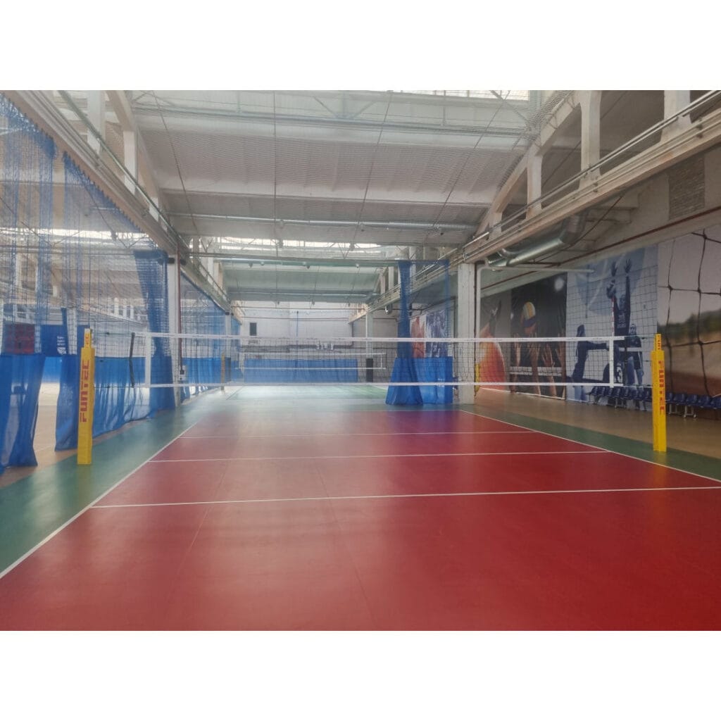 Poteaux Funtec en gymnase