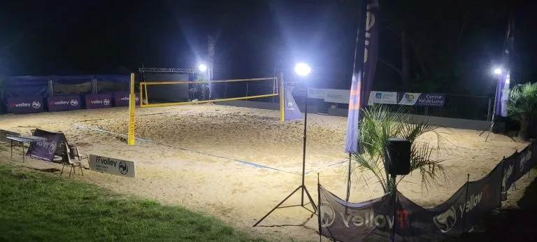 Illuminez vos terrains de Volley & Beach Volley sans contrainte