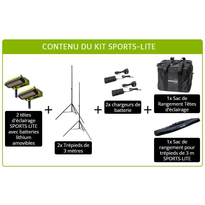 Contenu du kit Sports-Lite