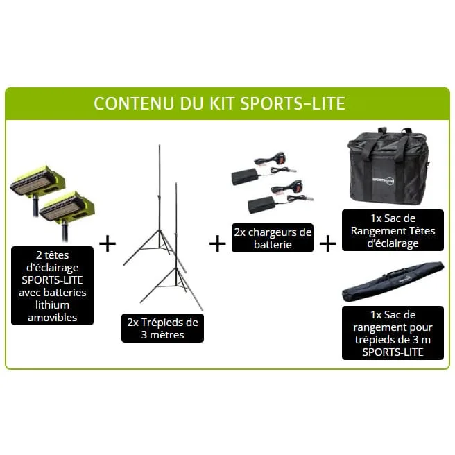 Contenu du kit Sports-Lite